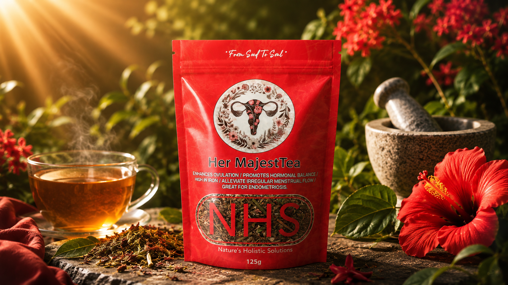 HerMajestTea: Natural Herbal Tea for Women's Wellness