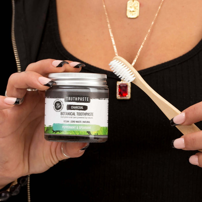 Truthpaste Charcoal Toothpaste – Peppermint & Spearmint