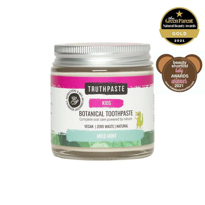 Truthpaste Kids Mild Mint – Natural Fluoride-Free Toothpaste