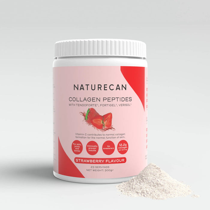 Chocolate and Strawberry Collagen Peptides Powder for Skin Joint and Bone Support