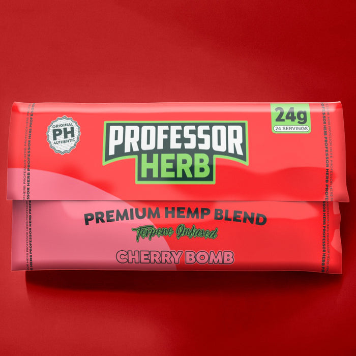 professor herb tobacco replacement forumla - Cherry Bomb (24g) Professor Herb VIR Wholesale