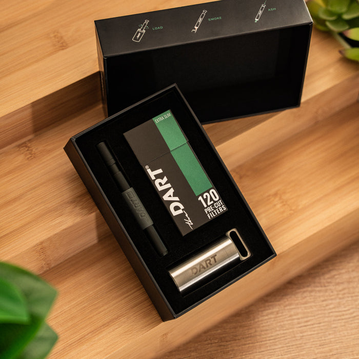 DART Pro Kit – One Hitter Pipe & Stainless Steel Herb Canister