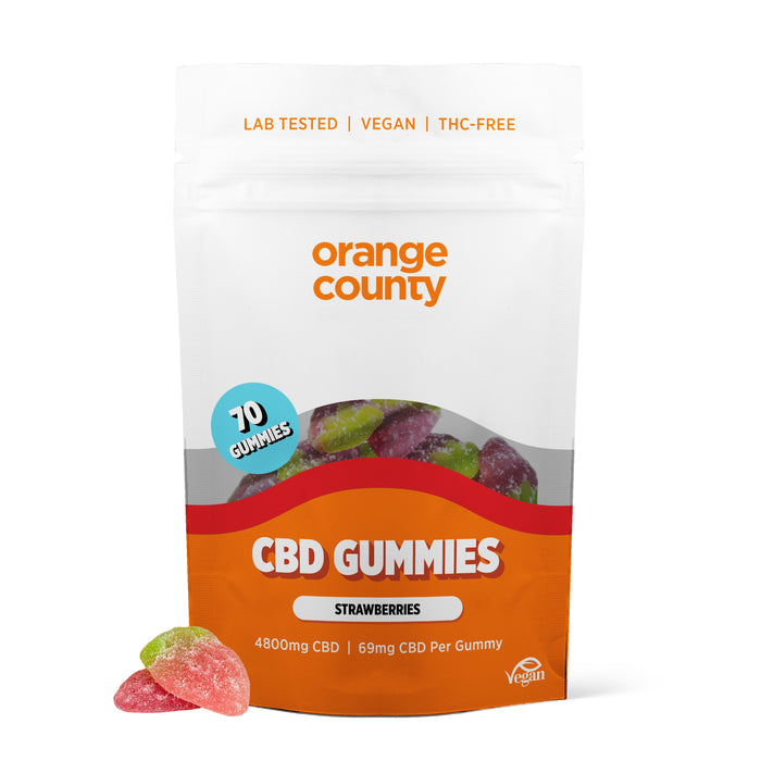 CBD Gummy Strawberries 69mg/4800mg