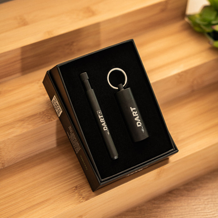DART Plus Kit – One Hitter Pipe & Airtight Herb Canister