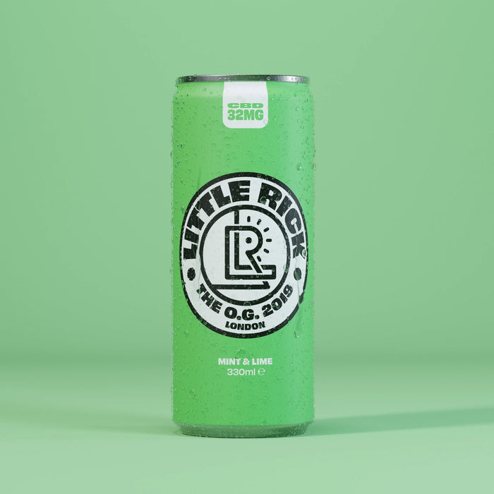 Little Rick Drink 32mg CBD Sparkling 330ml Mint & Lime
