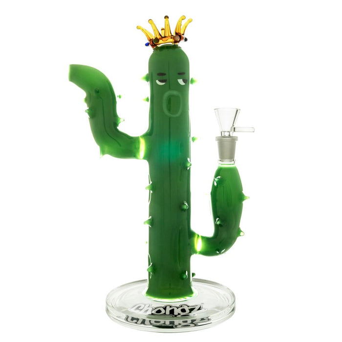 Glass Chongz 30cm "Cactus Mike" Green Waterpipe
