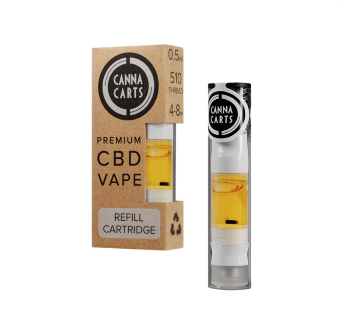 510 CBD Cartridge – 45% CBD & 12% CBG - Full Spectrum Vape Cart