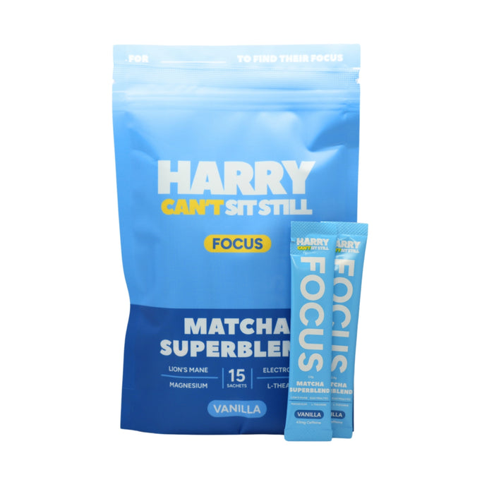 Harry Can't Sit Still Matcha SuperBlend | Vanilla