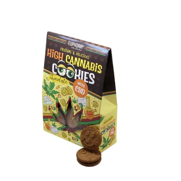 Euphoria High Cannabis Chocolate Cookies with CBD